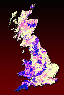 adon UK map