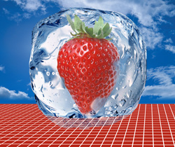 Freezing strawberries and freezer burning meat - the vapour permeability solution
