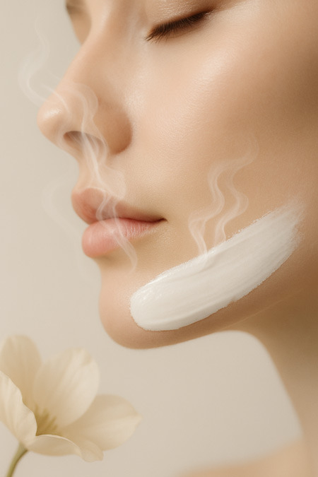 Cosmetics and vapour premeability