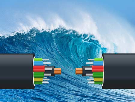 Underwater Optic fibre cables